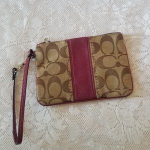 Cute "C" Signature Wristlet